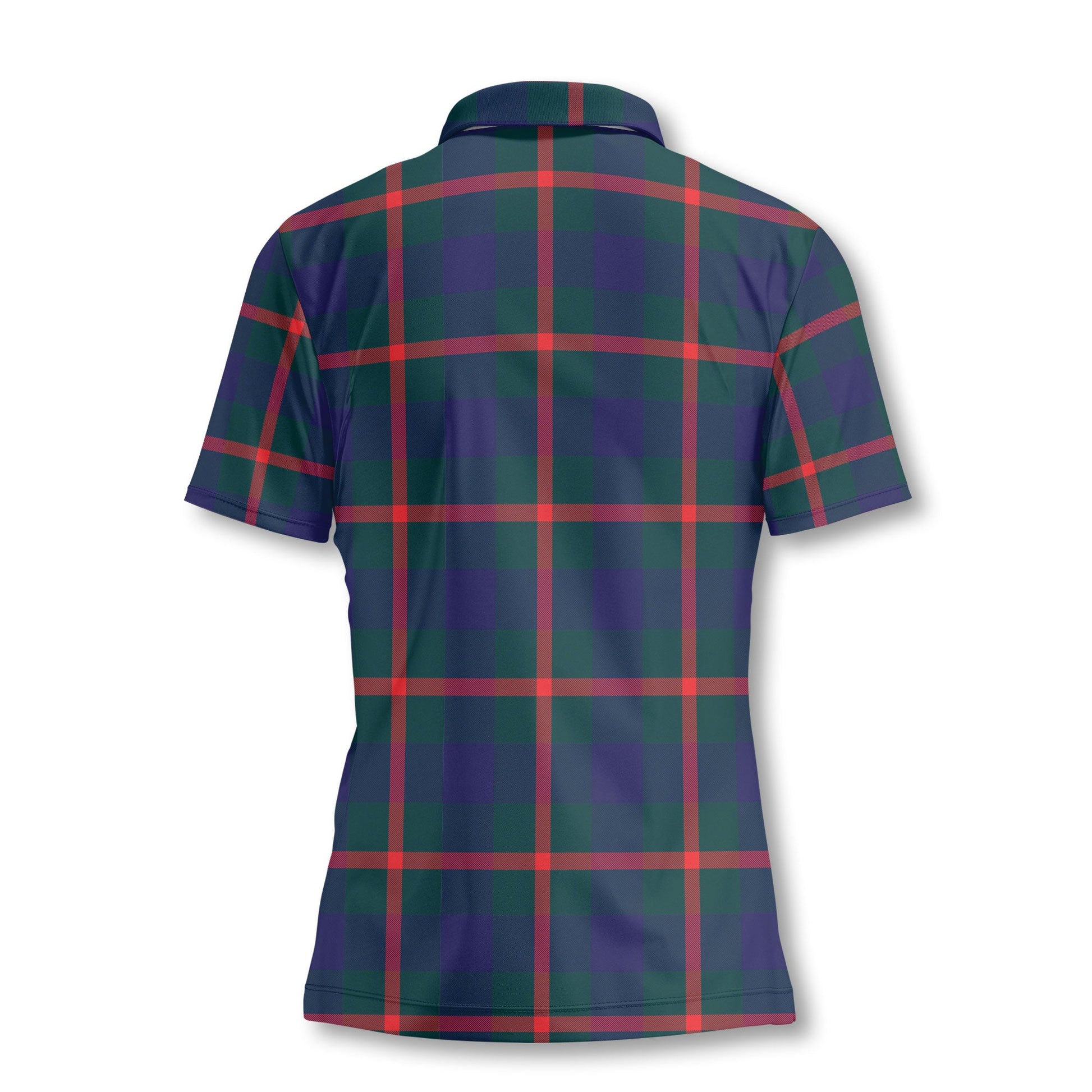 Clan Agnew Tartan Women Polo Shirt Crest And Plaid Basic Style