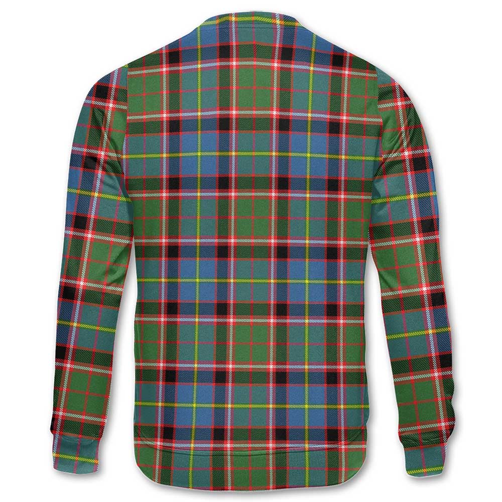 Clan Aikenhead Tartan Men Sweatshirt Crest And Plaid Basic Style