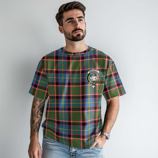 Clan Aikenhead Tartan Men T Shirt Crest And Plaid Basic Style