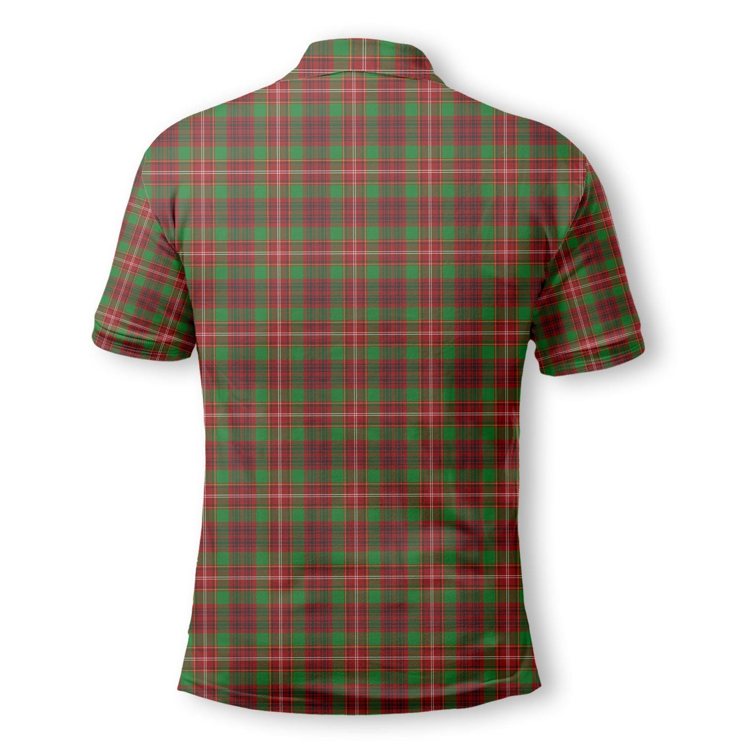 Clan Ainslie Tartan Golf Men Polo Shirt Crest And Plaid Basic Style