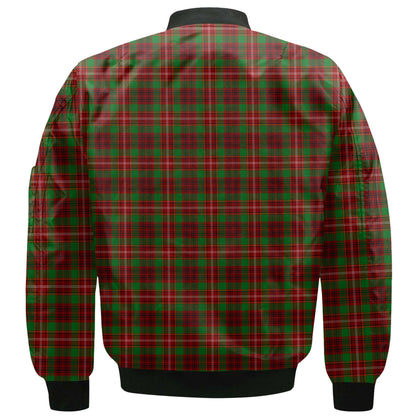 Clan Ainslie Tartan Men Bomber Jacket Crest And Plaid Basic Style