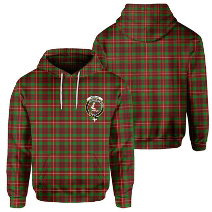 Clan Ainslie Tartan Men Hoodie Crest And Plaid Basic Style