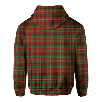 Clan Ainslie Tartan Men Hoodie Crest And Plaid Basic Style