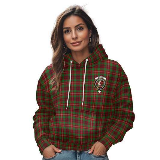 Clan Ainslie Tartan Women Hoodie Crest And Plaid Basic Style