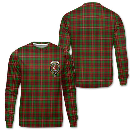 Clan Ainslie Tartan Women Sweatshirt Crest And Plaid Basic Style