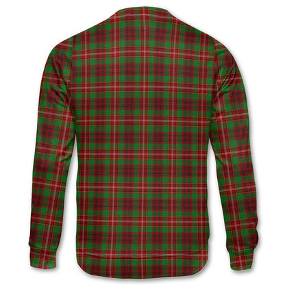 Clan Ainslie Tartan Women Sweatshirt Crest And Plaid Basic Style