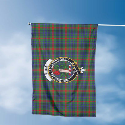 Clan Aiton Tartan Flag Crest And Plaid Basic Style