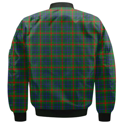 Clan Aiton Tartan Men Bomber Jacket Crest And Plaid Basic Style