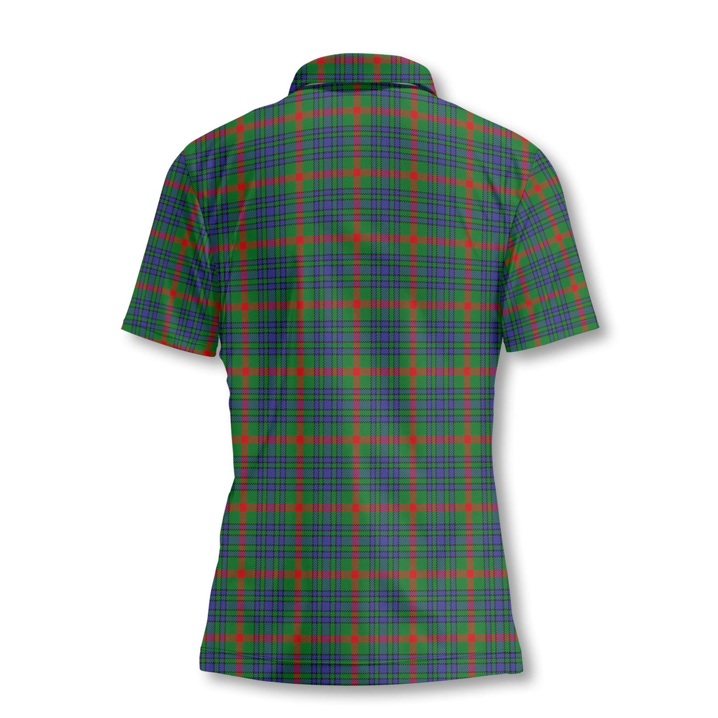 Clan Aiton Tartan Women Polo Shirt Crest And Plaid Basic Style