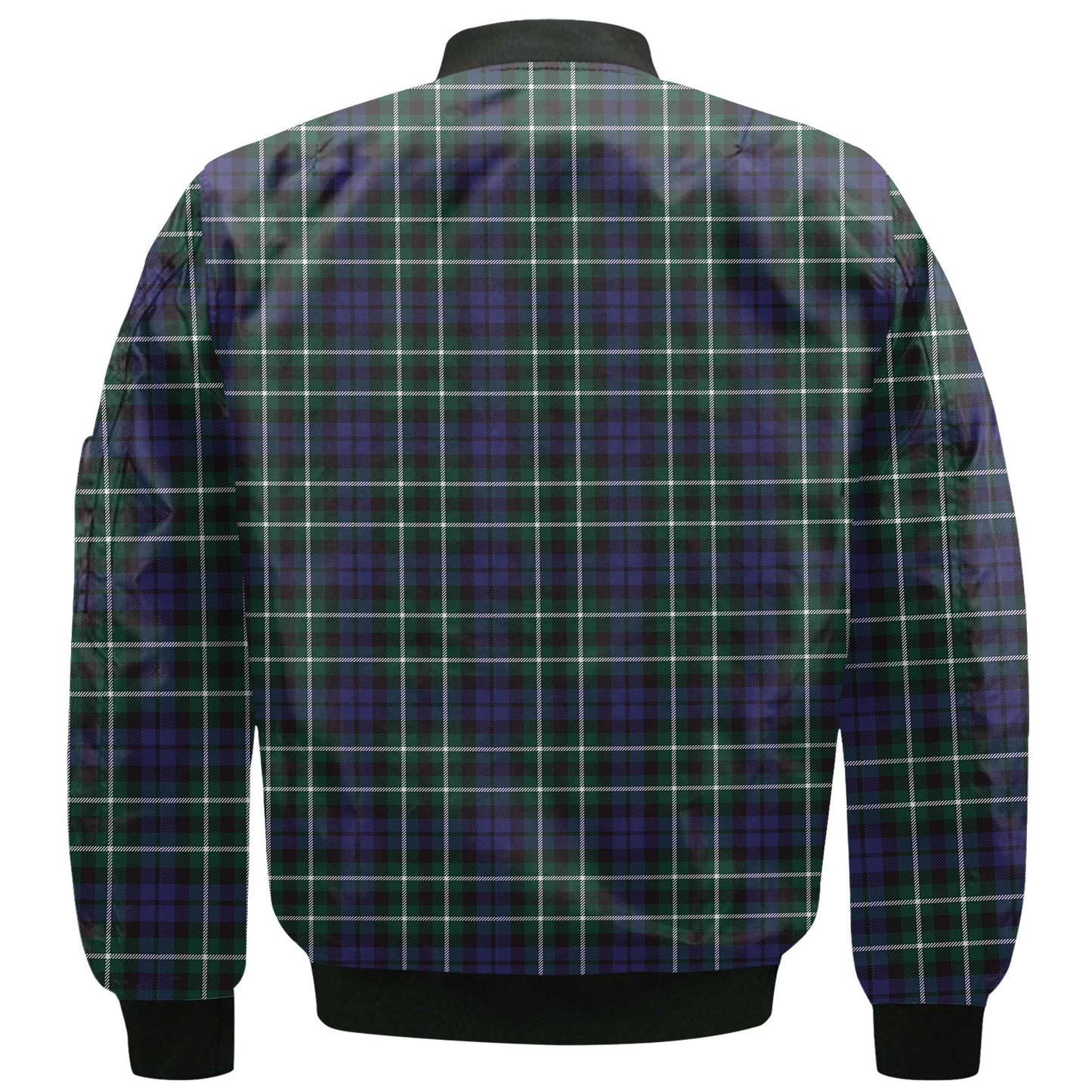 Clan Allardice Tartan Men Bomber Jacket Crest And Plaid Basic Style