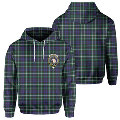 Clan Allardice Tartan Men Hoodie Crest And Plaid Basic Style