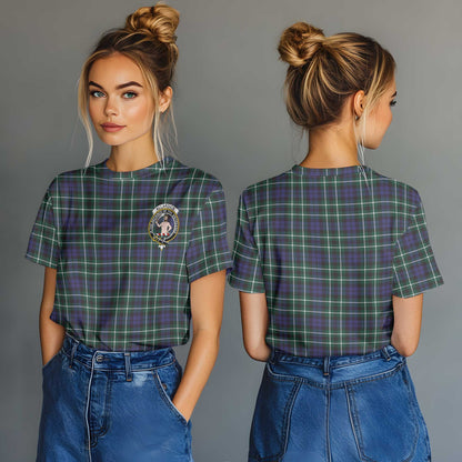 Clan Allardice Tartan Women T Shirt Crest And Plaid Basic Style