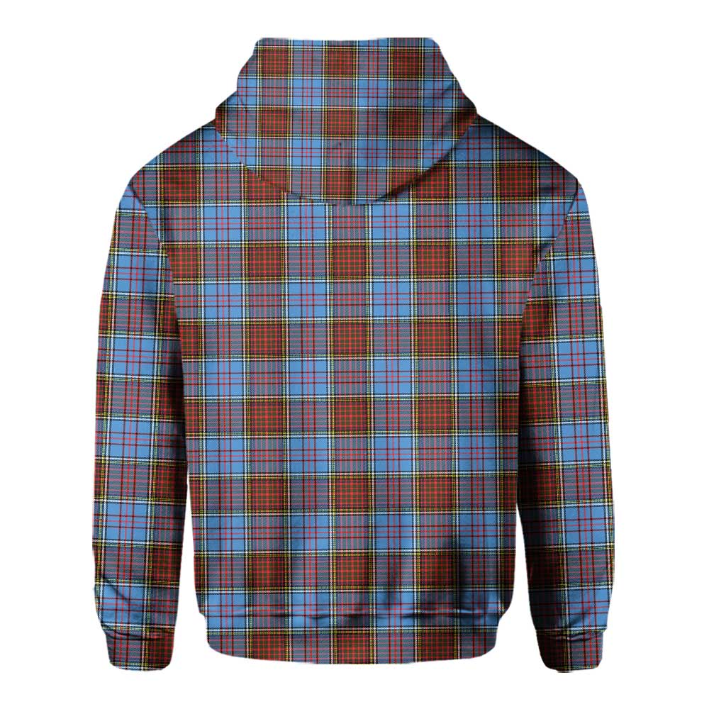 Clan Anderson Tartan Men Hoodie Crest And Plaid Basic Style