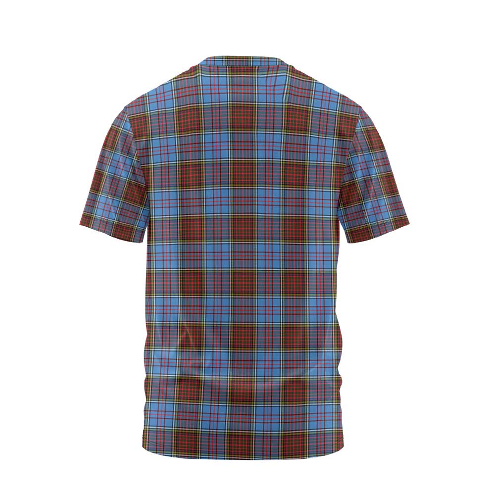 Clan Anderson Tartan Men T Shirt Crest And Plaid Basic Style