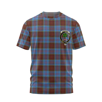 Clan Anderson Tartan Women T Shirt Crest And Plaid Basic Style