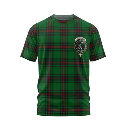 Clan Anstruther Tartan Men T Shirt Crest And Plaid Basic Style