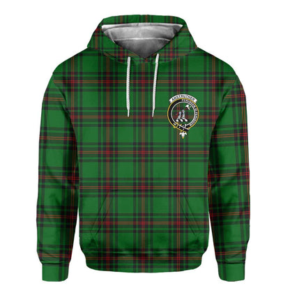 Clan Anstruther Tartan Women Hoodie Crest And Plaid Basic Style