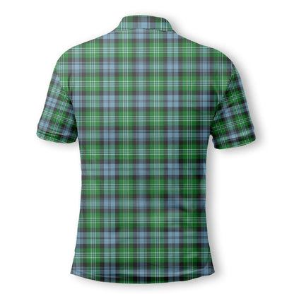 Clan Arbuthnot Tartan Golf Men Polo Shirt Crest And Plaid Basic Style