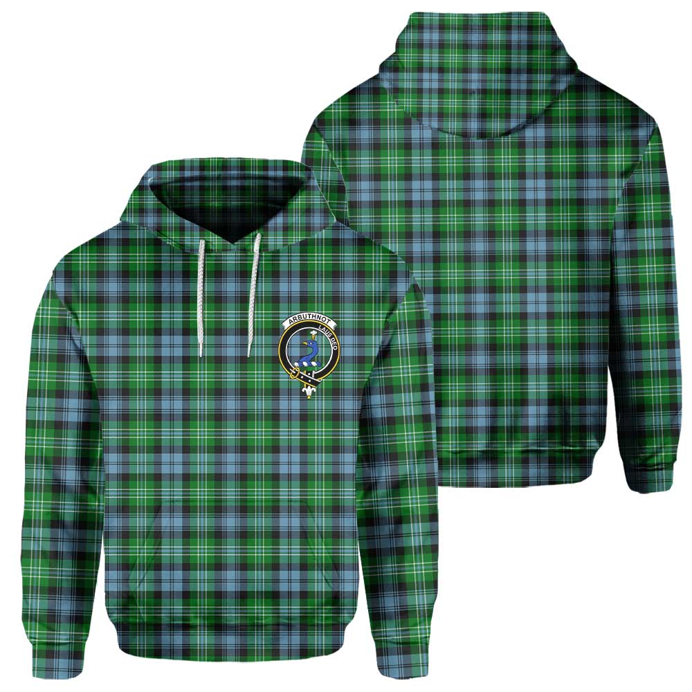 Clan Arbuthnot Tartan Men Hoodie Crest And Plaid Basic Style