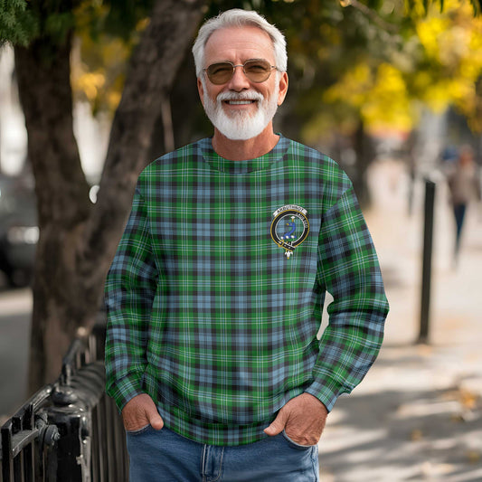 Clan Arbuthnot Tartan Men Sweatshirt Crest And Plaid Basic Style