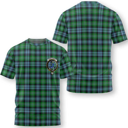 Clan Arbuthnot Tartan Men T Shirt Crest And Plaid Basic Style