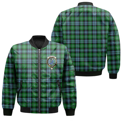 Clan Arbuthnot Tartan Women Bomber Jacket Crest And Plaid Basic Style