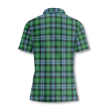 Clan Arbuthnot Tartan Women Polo Shirt Crest And Plaid Basic Style