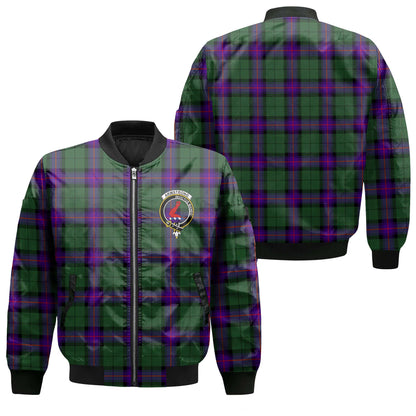 Clan Armstrong Tartan Men Bomber Jacket Crest And Plaid Basic Style