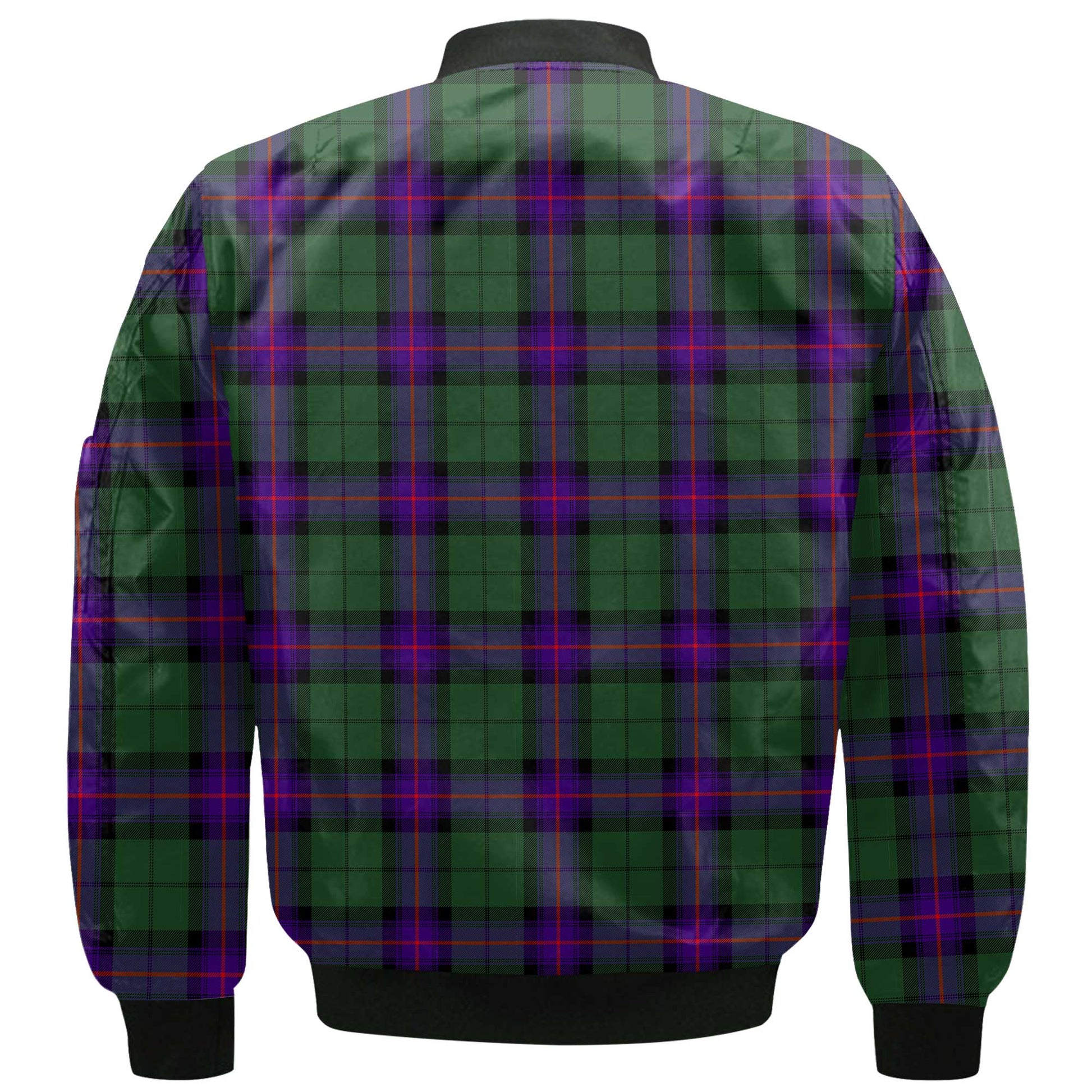 Clan Armstrong Tartan Men Bomber Jacket Crest And Plaid Basic Style