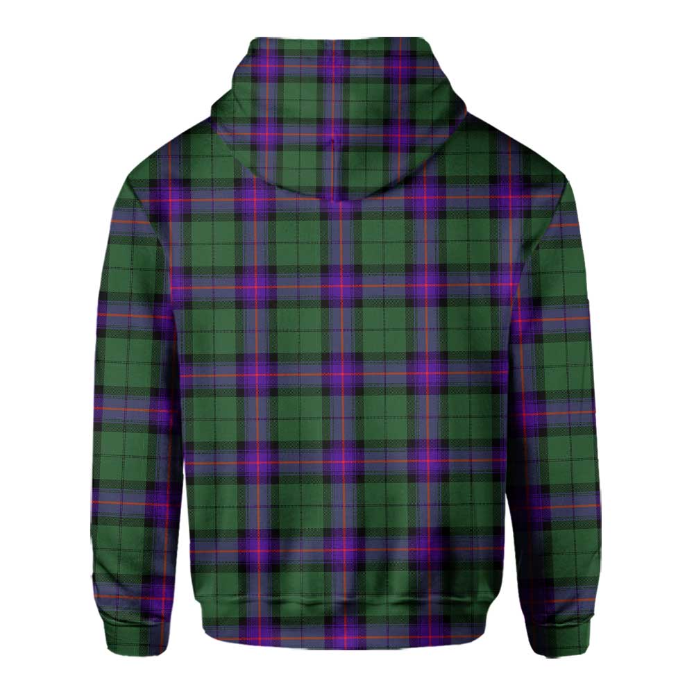 Clan Armstrong Tartan Men Hoodie Crest And Plaid Basic Style