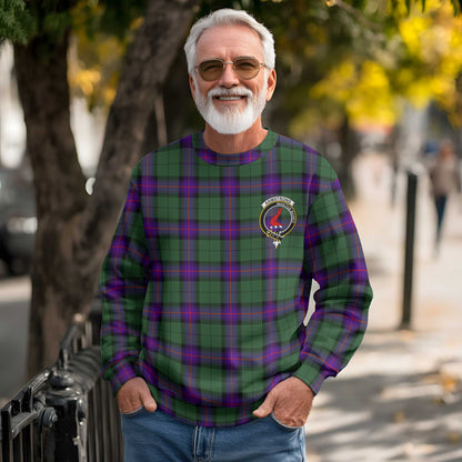 Clan Armstrong Tartan Men Sweatshirt Crest And Plaid Basic Style