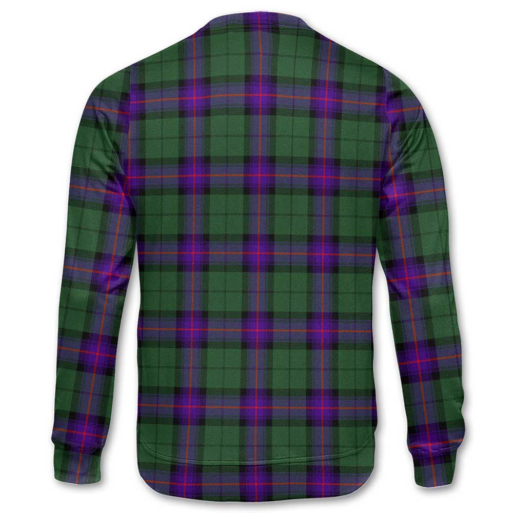 Clan Armstrong Tartan Men Sweatshirt Crest And Plaid Basic Style