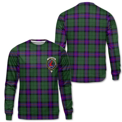 Clan Armstrong Tartan Women Sweatshirt Crest And Plaid Basic Style