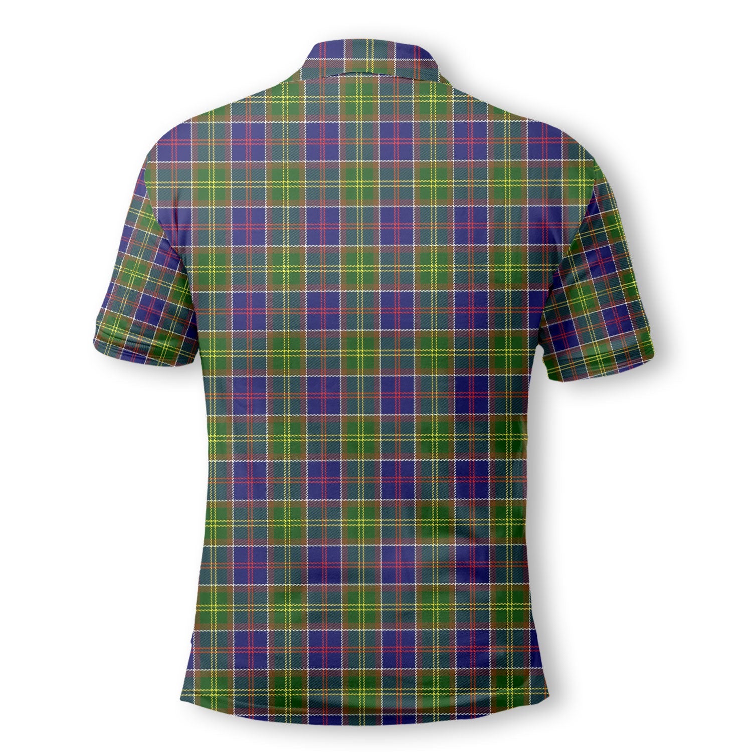 Clan Arnott Tartan Golf Men Polo Shirt Crest And Plaid Basic Style