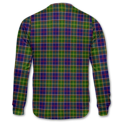 Clan Arnott Tartan Men Sweatshirt Crest And Plaid Basic Style