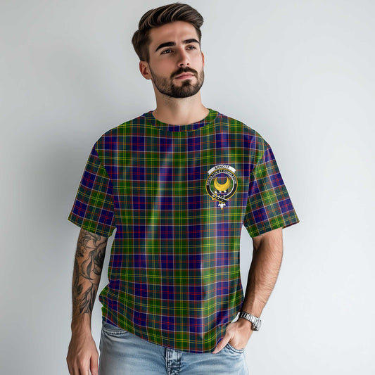 Clan Arnott Tartan Men T Shirt Crest And Plaid Basic Style