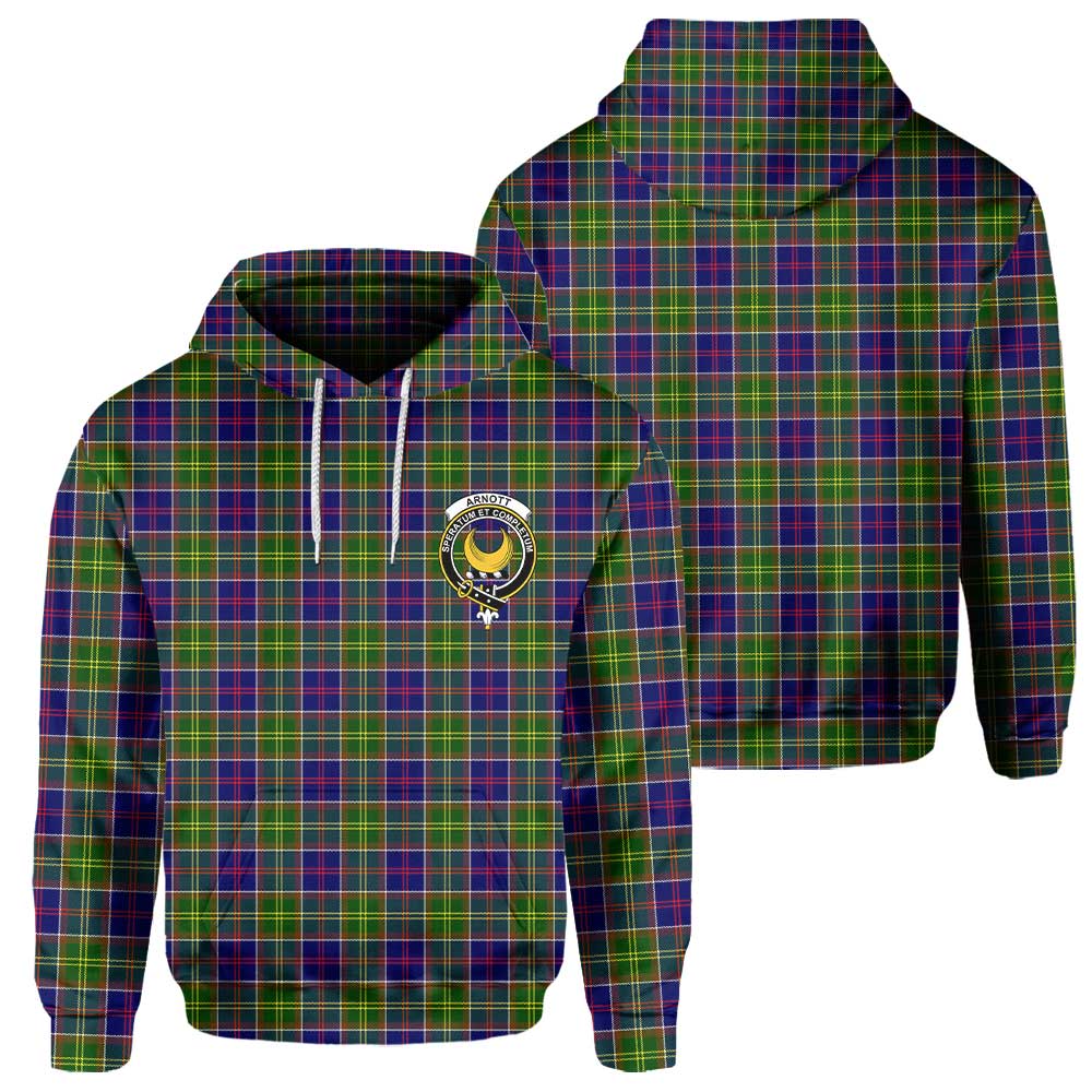 Clan Arnott Tartan Women Hoodie Crest And Plaid Basic Style