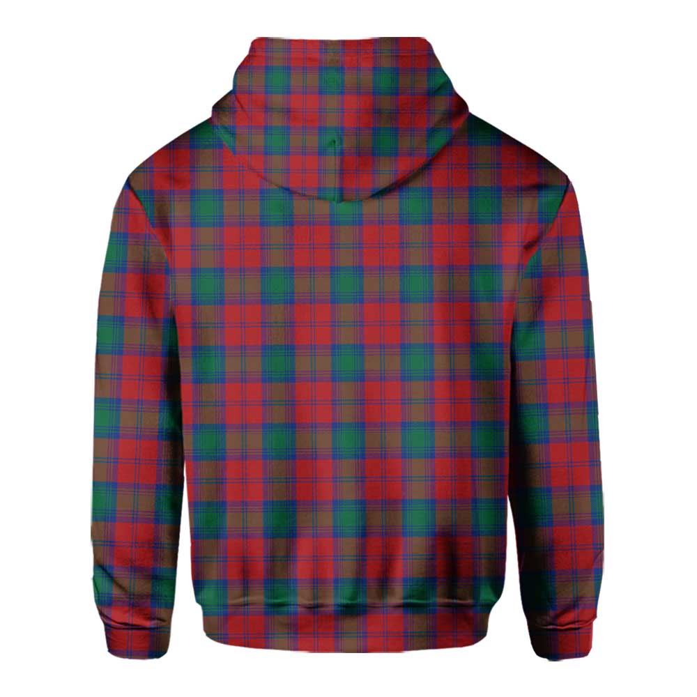 Clan Auchinleck Tartan Men Hoodie Crest And Plaid Basic Style