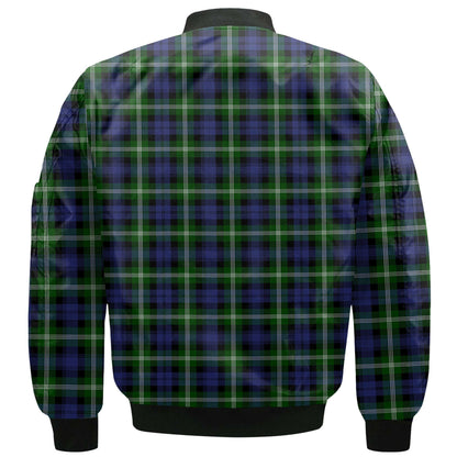 Clan Baillie Tartan Men Bomber Jacket Crest And Plaid Basic Style