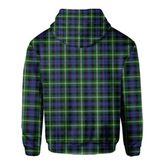 Clan Baillie Tartan Men Hoodie Crest And Plaid Basic Style