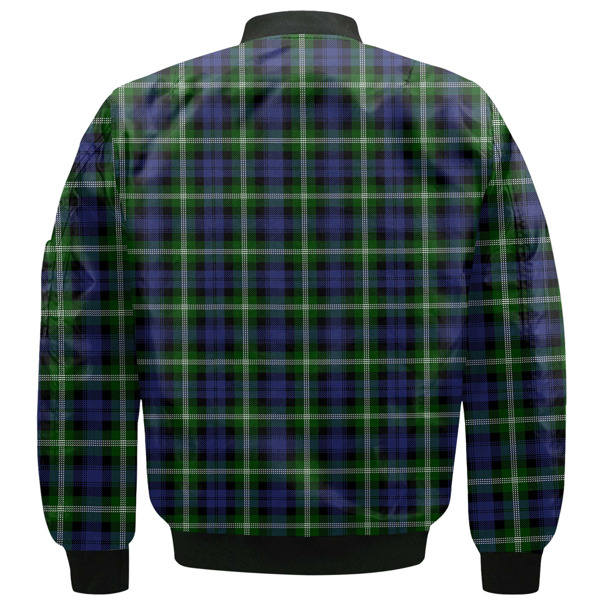 Clan Baillie Tartan Women Bomber Jacket Crest And Plaid Basic Style