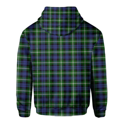 Clan Baillie Tartan Women Hoodie Crest And Plaid Basic Style