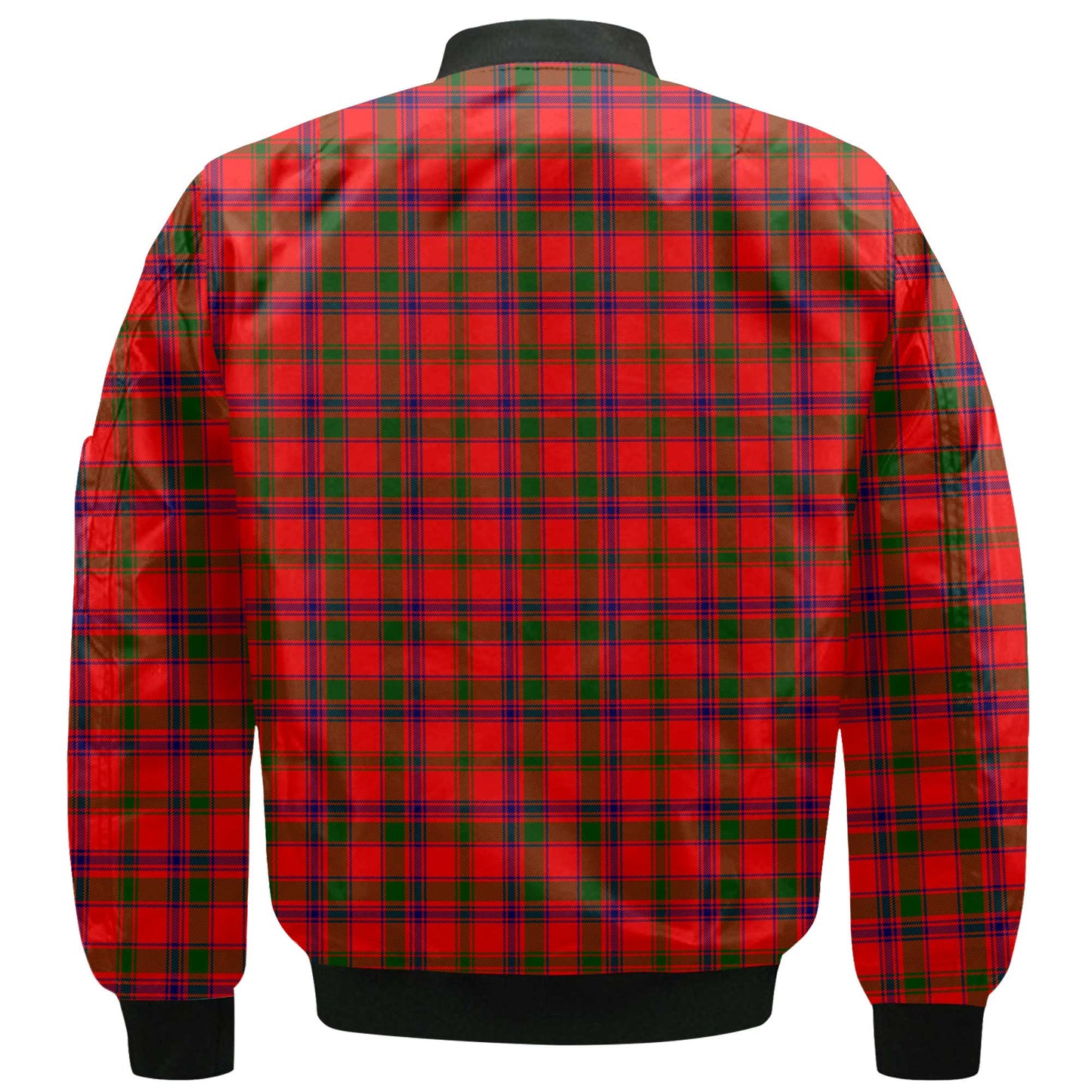 Clan Bain Tartan Men Bomber Jacket Crest And Plaid Basic Style