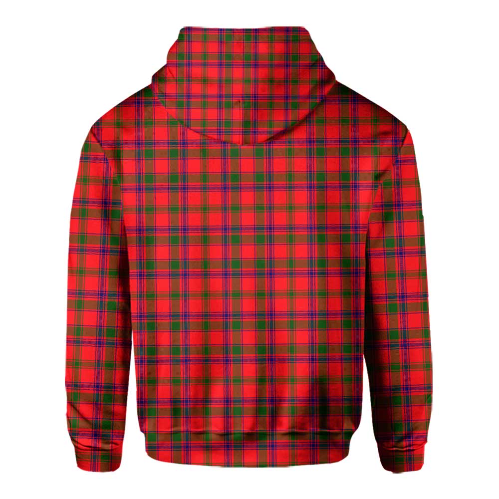 Clan Bain Tartan Men Hoodie Crest And Plaid Basic Style