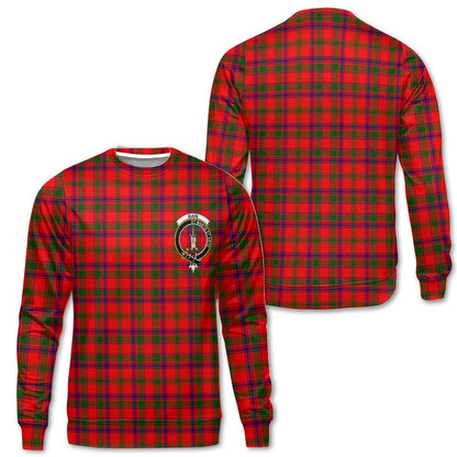 Clan Bain Tartan Men Sweatshirt Crest And Plaid Basic Style