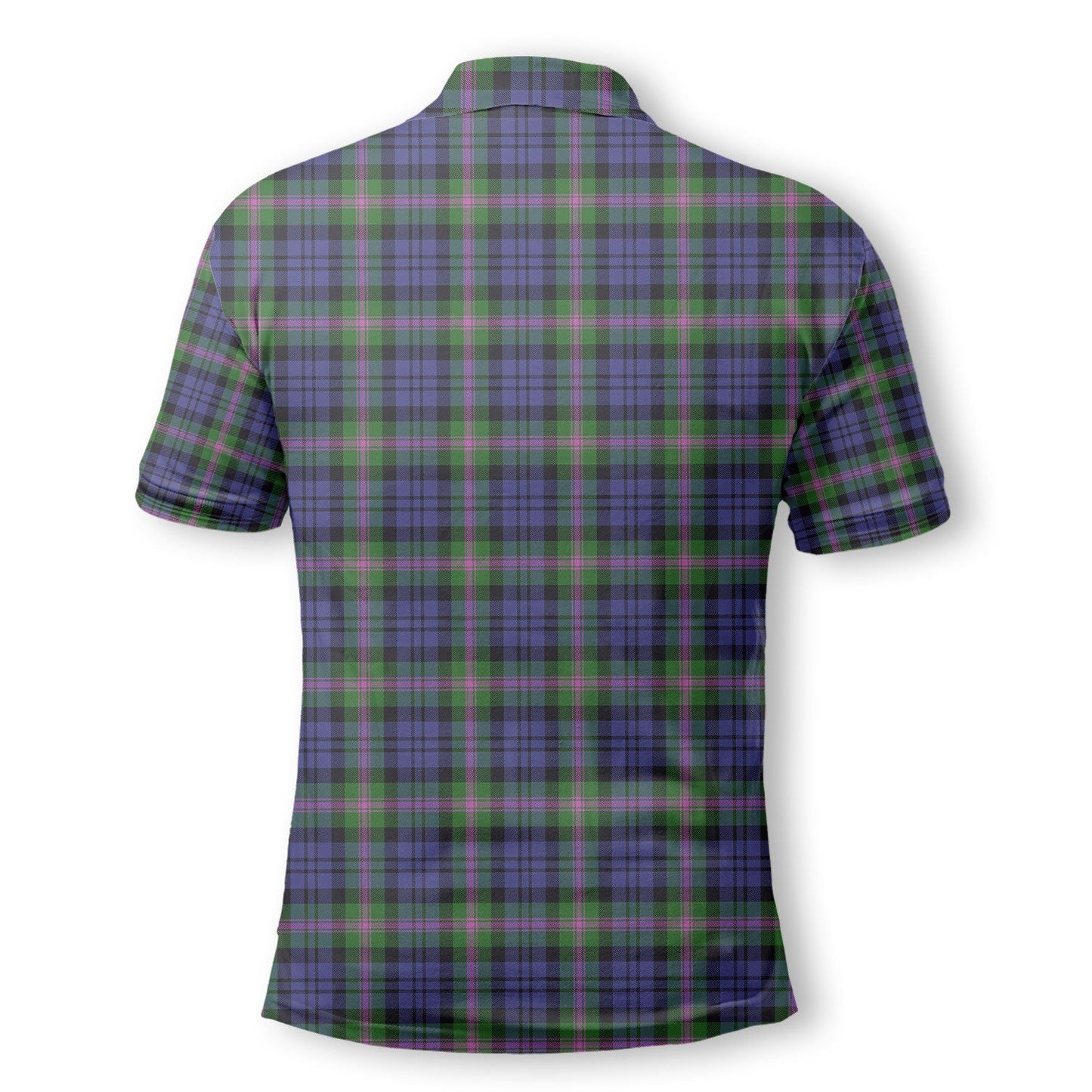 Clan Baird Tartan Golf Men Polo Shirt Crest And Plaid Basic Style