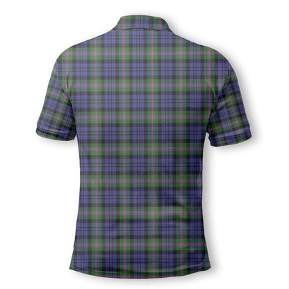 Clan Baird Tartan Golf Men Polo Shirt Crest And Plaid Basic Style