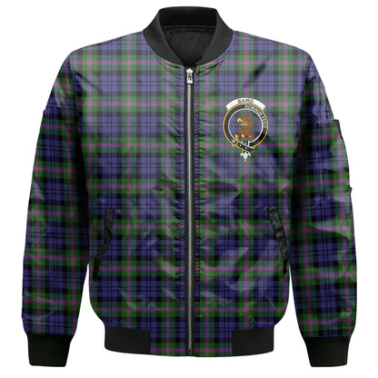 Clan Baird Tartan Men Bomber Jacket Crest And Plaid Basic Style