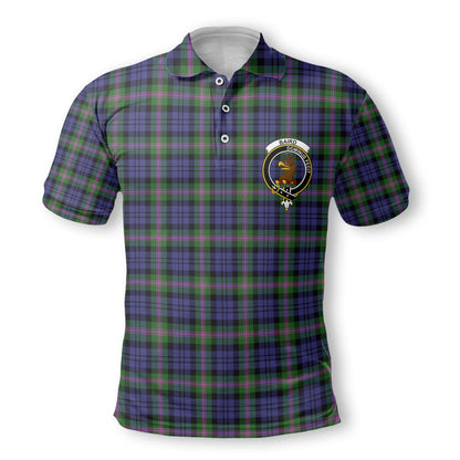 Clan Baird Tartan Men Polo Shirt Crest And Plaid Basic Style