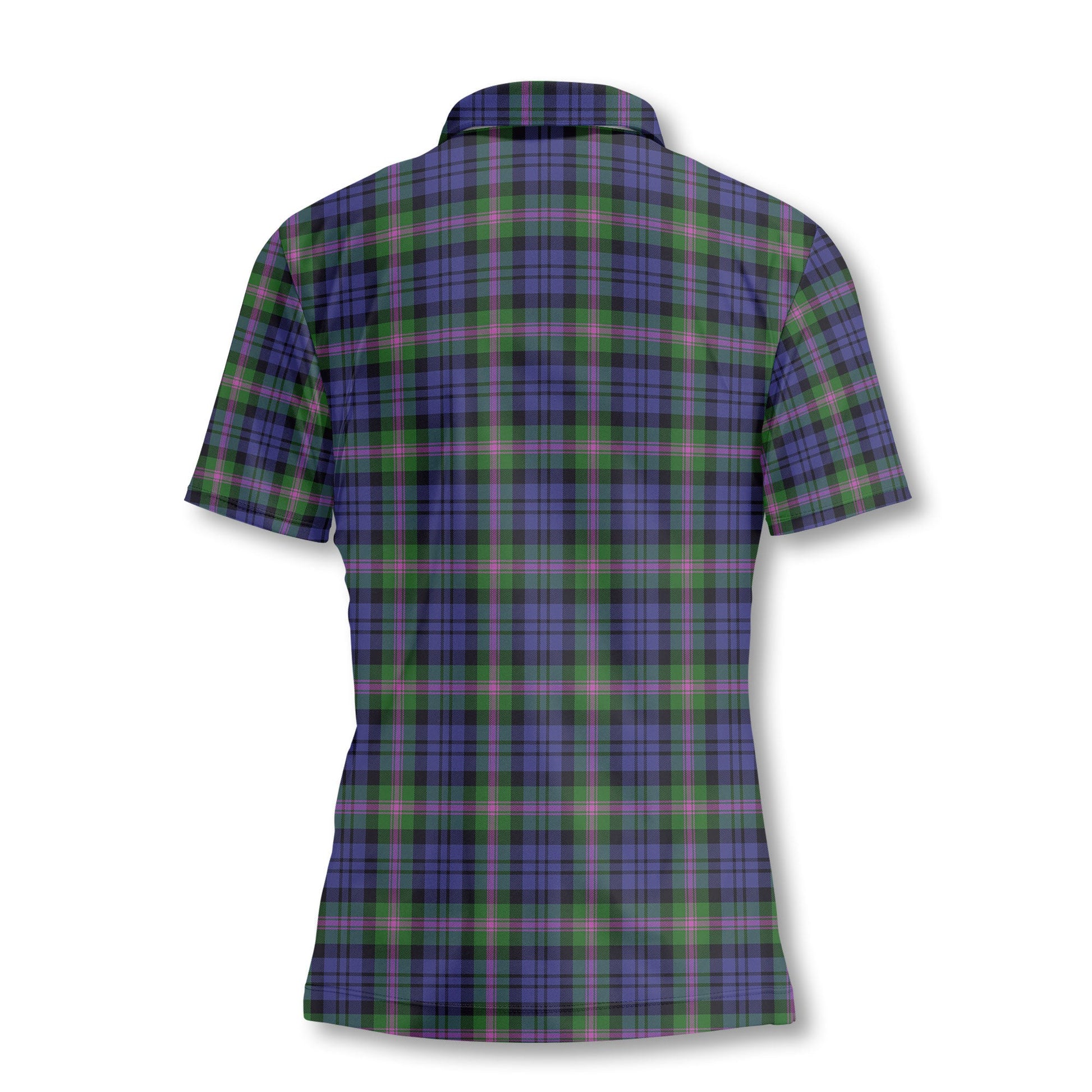 Clan Baird Tartan Women Polo Shirt Crest And Plaid Basic Style